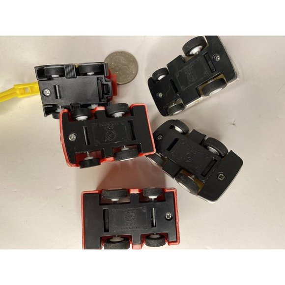 Lot 5 Toy Cars Emergency Vehicles Fire Truck Police Earth Mover Ambulance - Picture 6 of 7